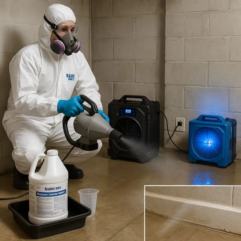 Sanitization and Odor Removal process in Bayou Gauche, LA