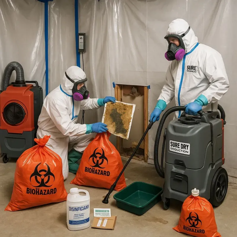 Contaminated Water Handling Protocols process in Bayou Gauche, LA